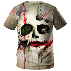 Halloween Horror unisex T-shirt Sommer 3D Druck Kurzarm Shirt