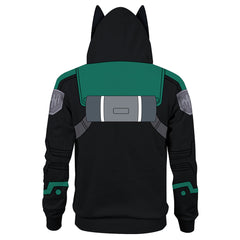 My Hero Academia the Movie 3: World Heroes' Mission Midoriya Izuku Cosplay Jacke 3D Druck Sweatshirt Kapuzenpullover Unisex
