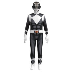 Kinder Mighty Morphin Power Rangers Zack Cosplay Kostüm Halloween Karneval Jumpsuit