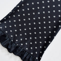 The Addams Family Mädchen Mittwoch schwarz Polka Dot Kleid Halloween Karneval Outfits