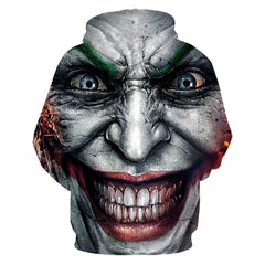 Joker Cosplay Hoodie 3D Druck Sweatshirt Erwachsene Halloween Streetwear Pullover