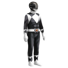 Kinder Mighty Morphin Power Rangers Zack Cosplay Kostüm Halloween Karneval Jumpsuit