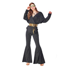 Damen Disco Kostüm Tanzkostüm Damen Jumpsuit Kanrveval Kostüm - Karnevalkostüme