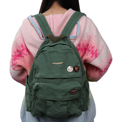 Erwachsene Unisex The Last of Us Ellie Cosplay grün Rucksack Schulrucksack Stundenten Rucksack