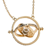 Harry Potter Hermione Granger Time Turner Rotating Hourglass Halskette Pendant Necklace Requisiten