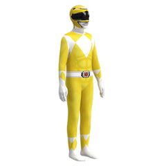 Kinder Mighty Morphin Power Rangers Trini Cosplay Kostüm Halloween Karneval Jumpsuit
