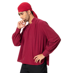 Pirate Cosplay Kostüm Retro Outfits Halloween Karneval Erwachsene Shirt