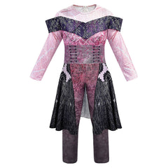 Damen Descendants 3 Evil Audrey Cosplay Kostüm Jumpsuit Erwachsen Halloween Karneval Faschingkostüm