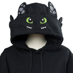 Drachenzähmen leicht gemacht 3 Die geheime Welt Toothless Hoodie Pullover mit Kaputze Pulli für Erwachsene