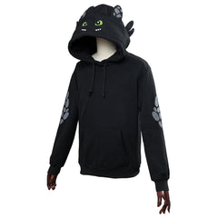 Drachenzähmen leicht gemacht 3 Die geheime Welt Toothless Hoodie Pullover mit Kaputze Pulli für Erwachsene