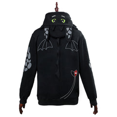 Drachenzähmen leicht gemacht 3 Die geheime Welt Toothless Hoodie Pullover mit Kaputze Pulli für Erwachsene