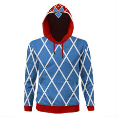 Jotaro Kujo JoJo's Bizarre Adventure: Golden Wind Hoodie Hooded Pulli Kaputzepullover für Erwachsene