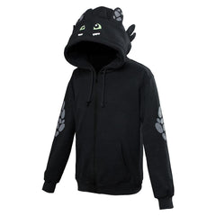 Kinder Drachenzähmen leicht gemacht 3 Die geheime Welt Toothless Hoodie Pullover mit Kaputze Jacke Pulli für Kinder - Karnevalkostüme