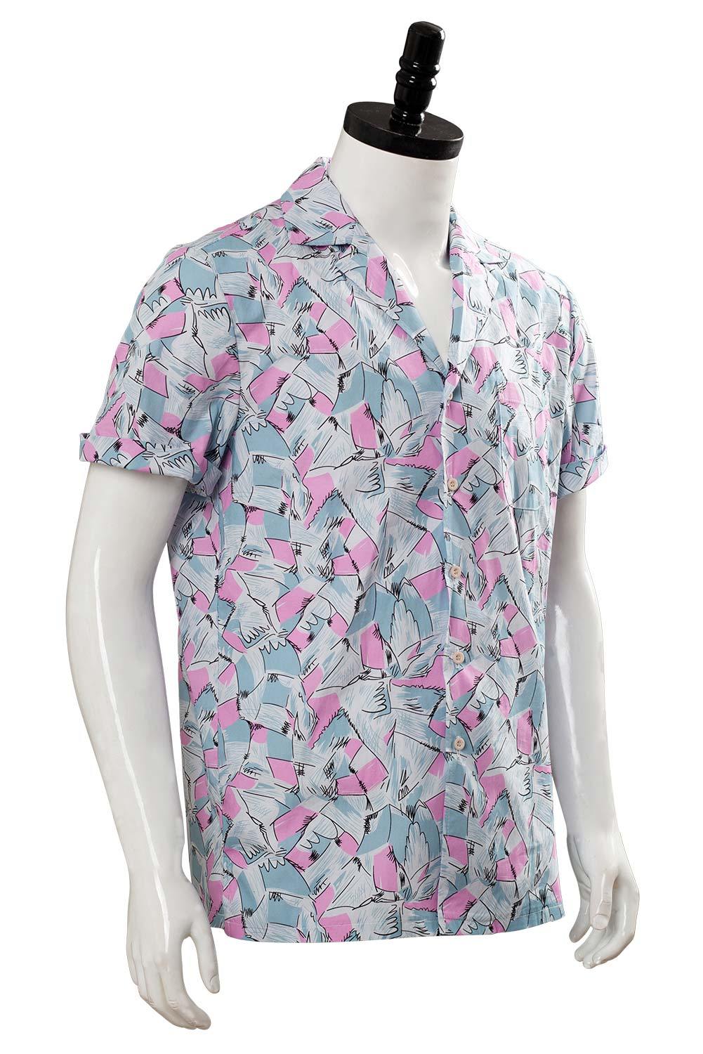 Stranger Things 3 - Chief Hopper T-Shirt Tee Top Kurzarm für Sommer - Karnevalkostüme