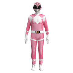 Kinder Mighty Morphin Power Rangers Kimberly Cosplay Kostüm Halloween Karneval Jumpsuit