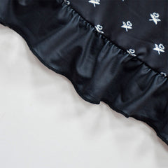 The Addams Family Mädchen Mittwoch schwarz Polka Dot Kleid Halloween Karneval Outfits