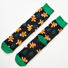 Lebkuchenmann Stil Weihnachtssocken Herren Socken Weihnachten Baumwolle Socken 10.tlg