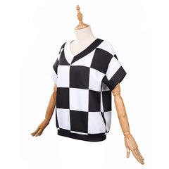 Wednesday Addams Cosplay Outfits Halloween Karneval Originell Weste