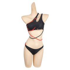 Damen Baldur's Gate Karlach Bademode Bikini Cosplay Kostüm Outfits Halloween Karneval Anzug