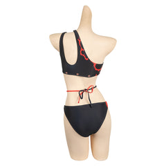 Damen Baldur's Gate Karlach Bademode Bikini Cosplay Kostüm Outfits Halloween Karneval Anzug