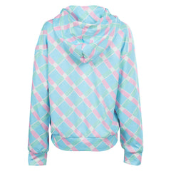 Damen blau Hoodie Cosplay Kostüm Hoodie Mantel Outfits Halloween Karneval Party Anzug Halloween Produkte