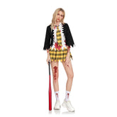 Damen Campus Zombies Cosplay Kostüm Outfits Halloween Karneval Anzug