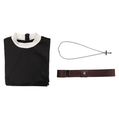 Damen Die Nonne Halloween Cosplay Kostüm Outfits Halloween Karneval Anzug