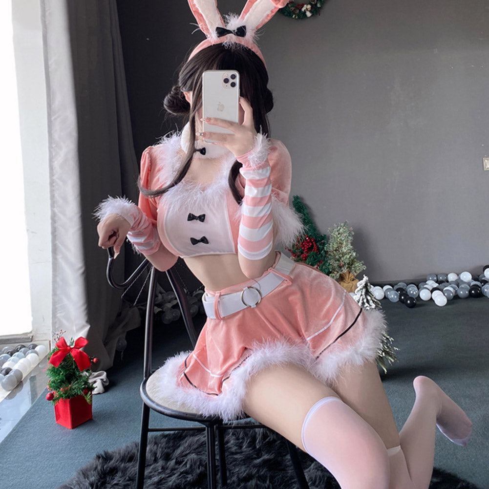 Damen Hase Cosplay Kostüm Kleid Outfits Weihnachten