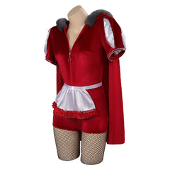 Damen Jumpsuit Roter sexy Jumpsuit Set Cosplay Kostüm Outfits Halloween Karneval Anzug halloween