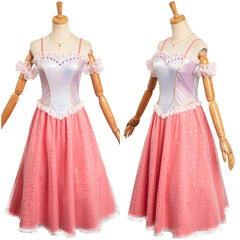 Damen Kleid Cosplay Rosa Garn Rock Cosplay Kostüm Outfits Halloween Karneval Anzug