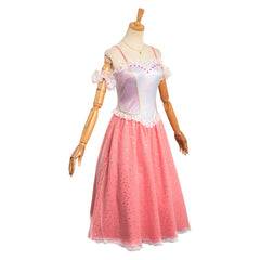 Damen Kleid Cosplay Rosa Garn Rock Cosplay Kostüm Outfits Halloween Karneval Anzug