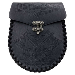 Damen mittelalterliche Retro-Tasche Wikinger Stil Cosplay Gürteltasche Halloween Karneval Kostüm Zubehör