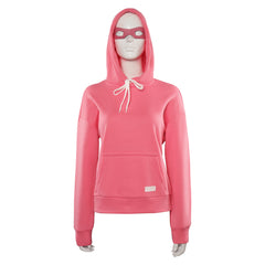 Damen rosa Hoodie Halloween produkte lässig Cosplay Kostüm Outfits Halloween Karneval Anzug