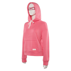 Damen rosa Hoodie Halloween produkte lässig Cosplay Kostüm Outfits Halloween Karneval Anzug