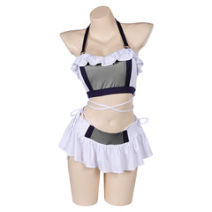 Damen Tifa Cosplay Kostüm Outfits Halloween Karneval Anzug Final Fantasy Bademode