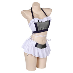 Damen Tifa Cosplay Kostüm Outfits Halloween Karneval Anzug Final Fantasy Bademode