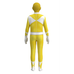 Kinder Mighty Morphin Power Rangers Trini Cosplay Kostüm Halloween Karneval Jumpsuit