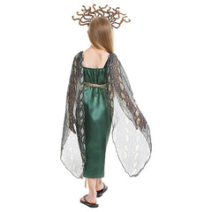 Mädchen Medusa Cosplay Kostüm Kinder Outfits Halloween Karneval Kleid