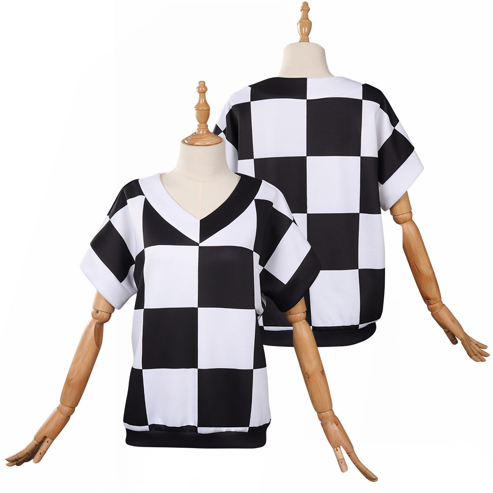 Wednesday Addams Cosplay Outfits Halloween Karneval Originell Weste