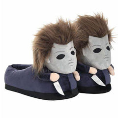 Halloween Michael Myers Cosplay Schuhe Hoome Warm Plüsch Slipper Halloween Zubehör Geschenke Film