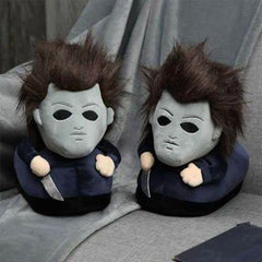 Halloween Michael Myers Cosplay Schuhe Hoome Warm Plüsch Slipper Halloween Zubehör Geschenke Film