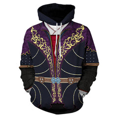 Herren Baldur‘s Gate astarion Cosplay Hoodie 3D Druck Sweatshirt mit Kapuze Streetwear Pullover Game