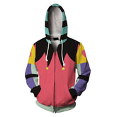 Herren Fizzarolli Cosplay Hoodie 3D Druck Sweatshirt mit Kapuze Zip Up Jacke