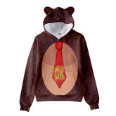 Herren Hoodie 3D Druck Sweatshirt mit Kapuze Streetwear Pullover