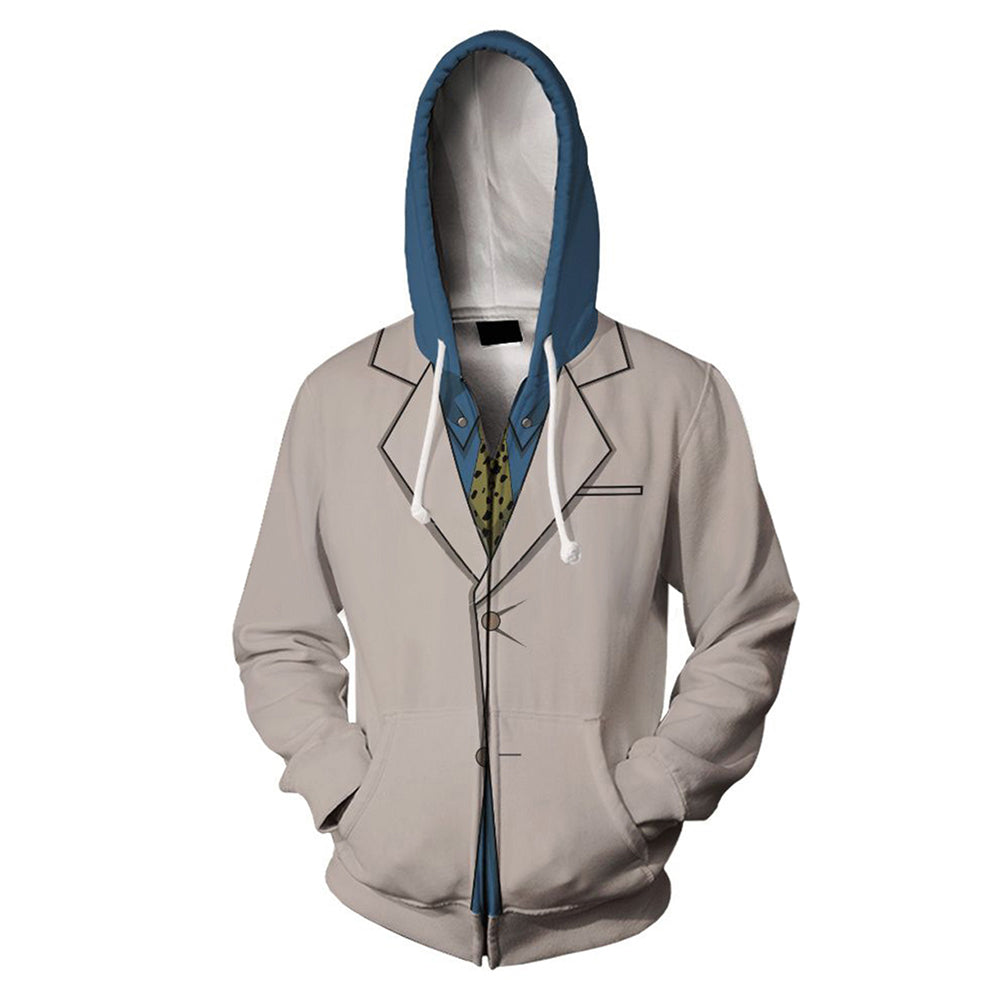 Herren Jujutsu Kaisen Nanami Kento Cosplay Hoodie 3D Druck Sweatshirt mit Kapuze Streetwear Pullover Anime