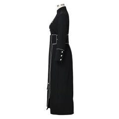 Herren Mittelalterliches Priestergewand Cosplay Kostüm Outfits Halloween Karneval Anzug