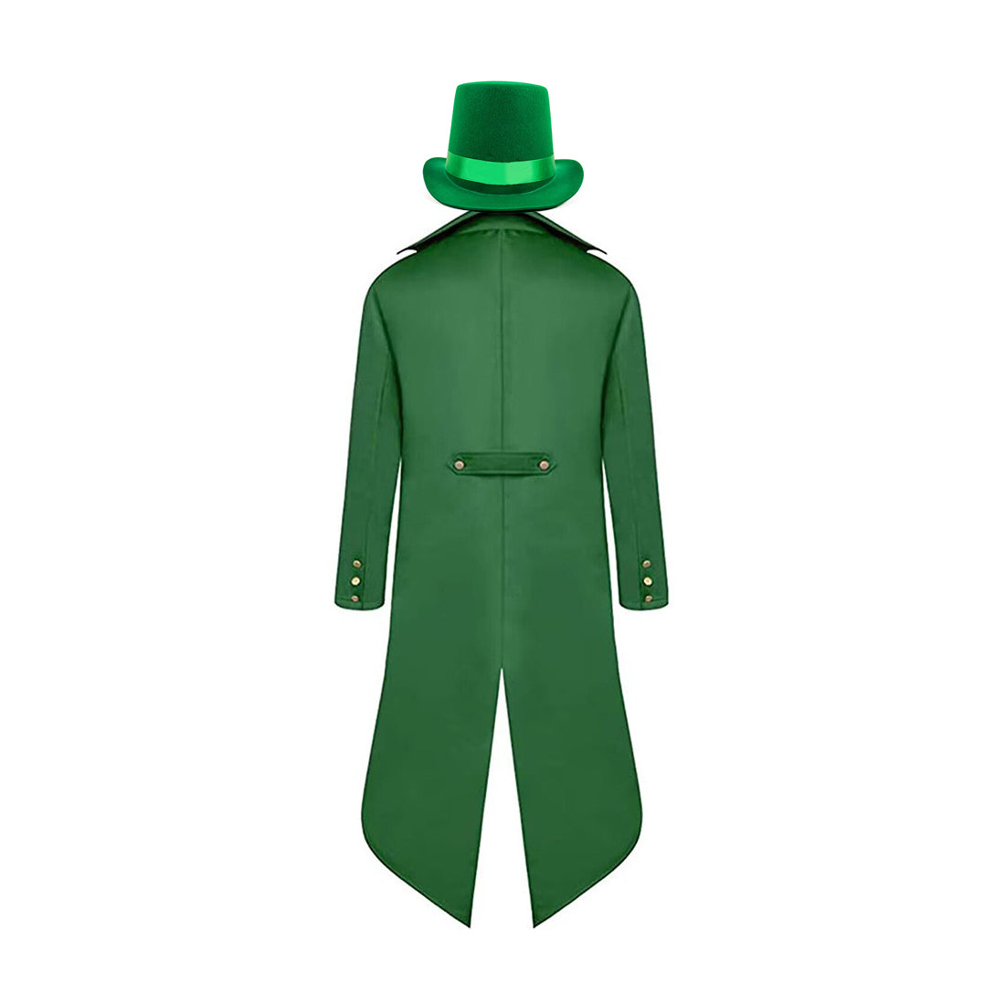 Herren Steampunk Retro St. Patrick's Day Cosplay Kostüm Outfits Halloween Karneval Anzug