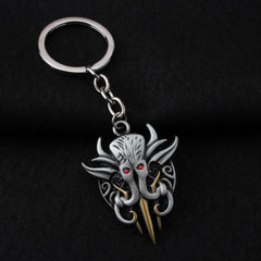 Illithid Cosplay Schlüsselanhänger KeyRings Halloween Karneval Kostüm Zubehör Geschenke