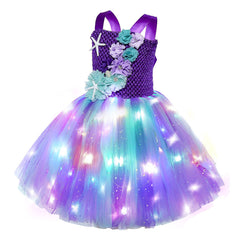 Kinder Mädchen The Little Mermaid Ariel tutu Kleid Cosplay Kostüm Outfits