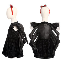 Kinder Mädchen Kleid Achtbeinige Spinne Cosplay Kostüm Outfits Halloween Karneval Anzug